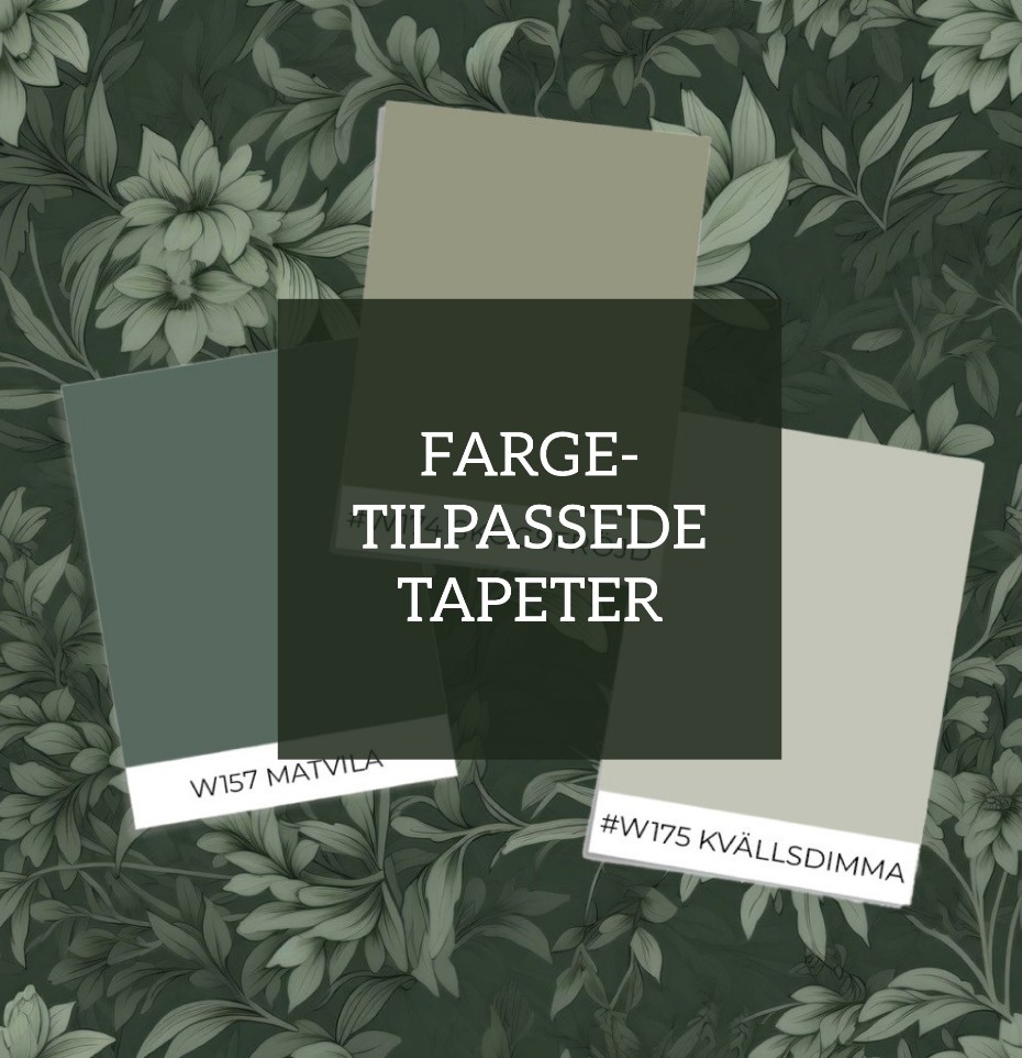 Fargematchede tapeter